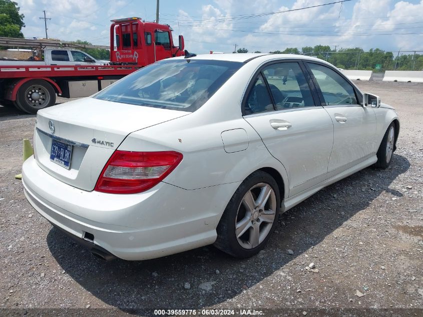 2011 Mercedes-Benz C 300 Luxury 4Matic/Sport 4Matic VIN: WDDGF8BB1BR168177 Lot: 39559775