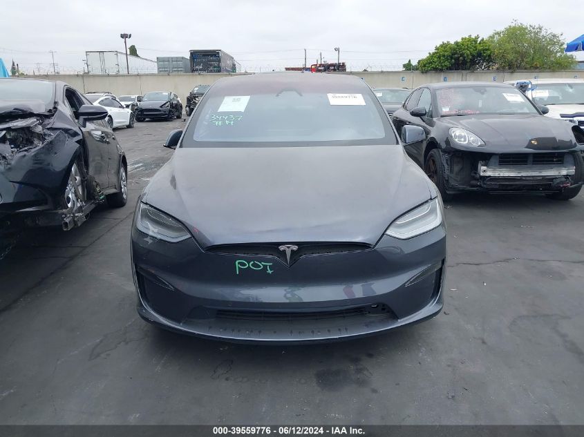 2022 Tesla Model X Dual Motor All-Wheel Drive/Plaid Tri Motor All-Wheel Drive VIN: 7SAXCDE51NF341484 Lot: 39559776