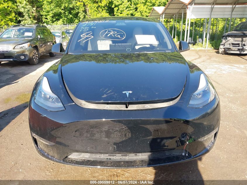 2022 Tesla Model Y Performance Dual Motor All-Wheel Drive VIN: 7SAYGDEF3NF376612 Lot: 39559812