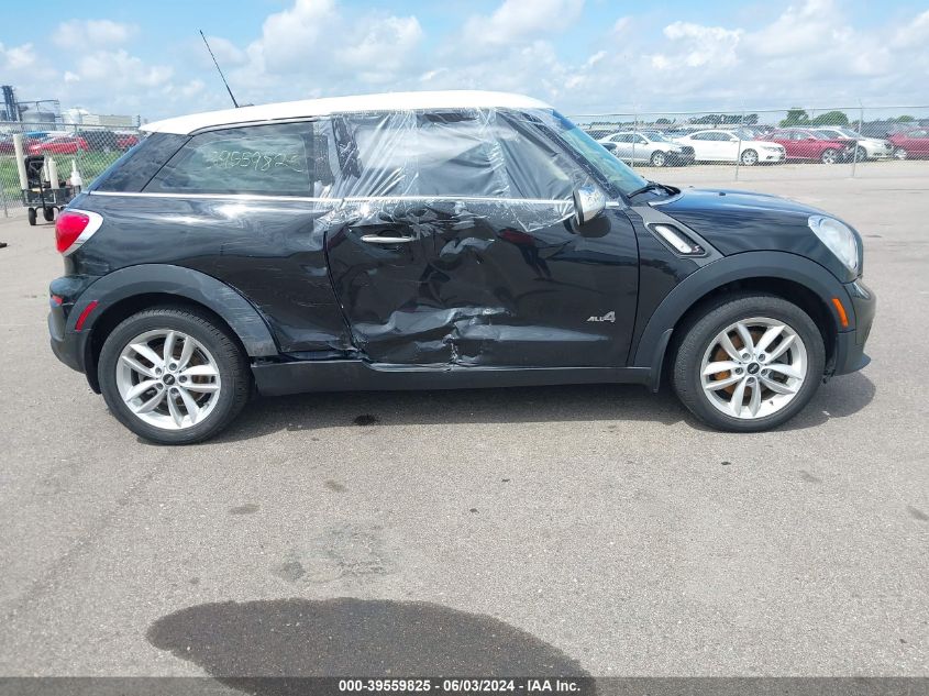 2014 Mini Paceman Cooper S VIN: WMWSS7C56EWN72274 Lot: 39559825