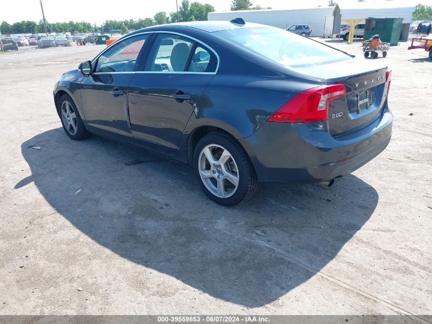 2012 Volvo S60 T5 VIN: YV1622FS4C2043784 Lot: 39559853