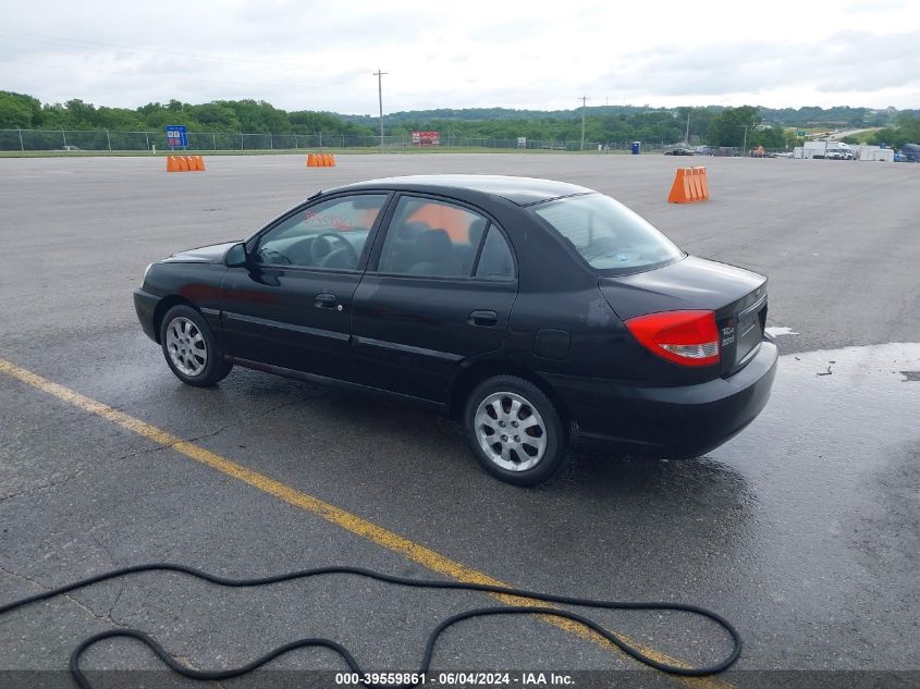 2005 Kia Rio VIN: KNADC125156379938 Lot: 39559861