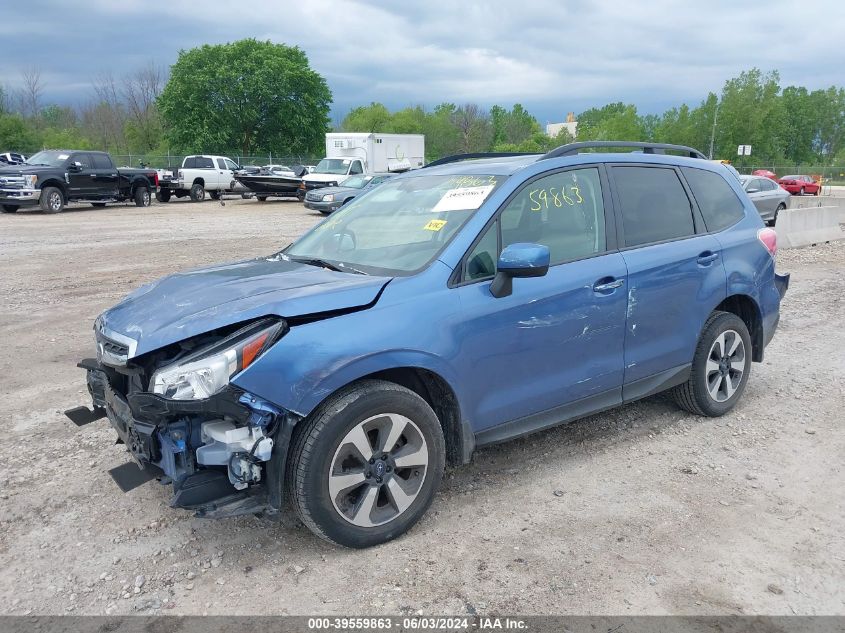 2018 Subaru Forester 2.5I Premium VIN: JF2SJAEC2JH534278 Lot: 39559863