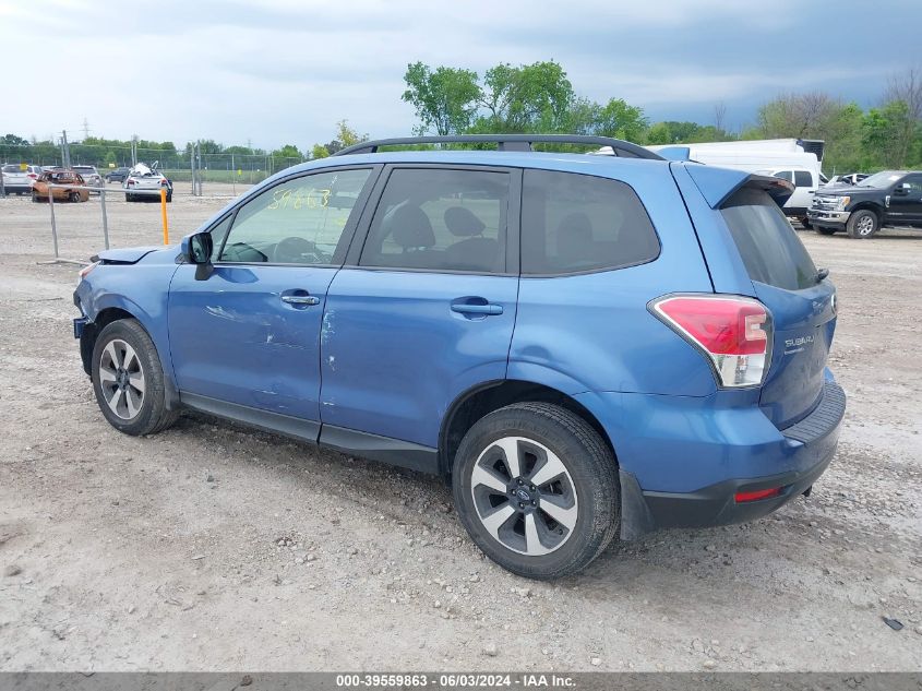 2018 Subaru Forester 2.5I Premium VIN: JF2SJAEC2JH534278 Lot: 39559863