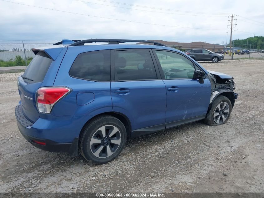 2018 Subaru Forester 2.5I Premium VIN: JF2SJAEC2JH534278 Lot: 39559863