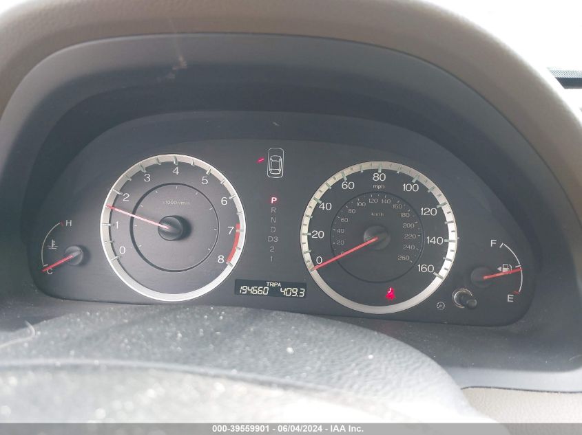 2010 Honda Accord 2.4 Lx VIN: 1HGCP2F31AA152405 Lot: 39559901