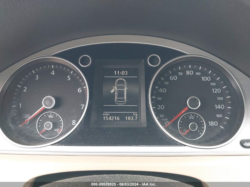 2013 Volkswagen Cc 2.0T Sport Plus VIN: WVWBP7AN5DE500753 Lot: 39559925