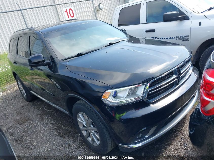 2017 Dodge Durango Sxt VIN: 1C4RDJAG3HC690818 Lot: 39559936