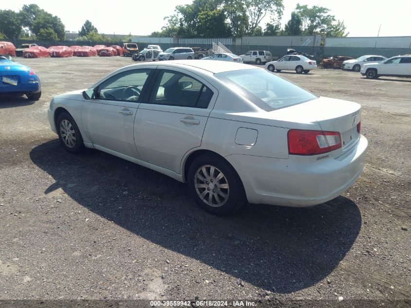 2009 Mitsubishi Galant Es/Sport Edition VIN: 4A3AB36F39E035012 Lot: 39559942