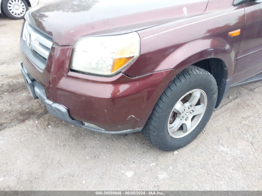 2008 Honda Pilot Ex-L VIN: 5FNYF18528B043999 Lot: 39559948