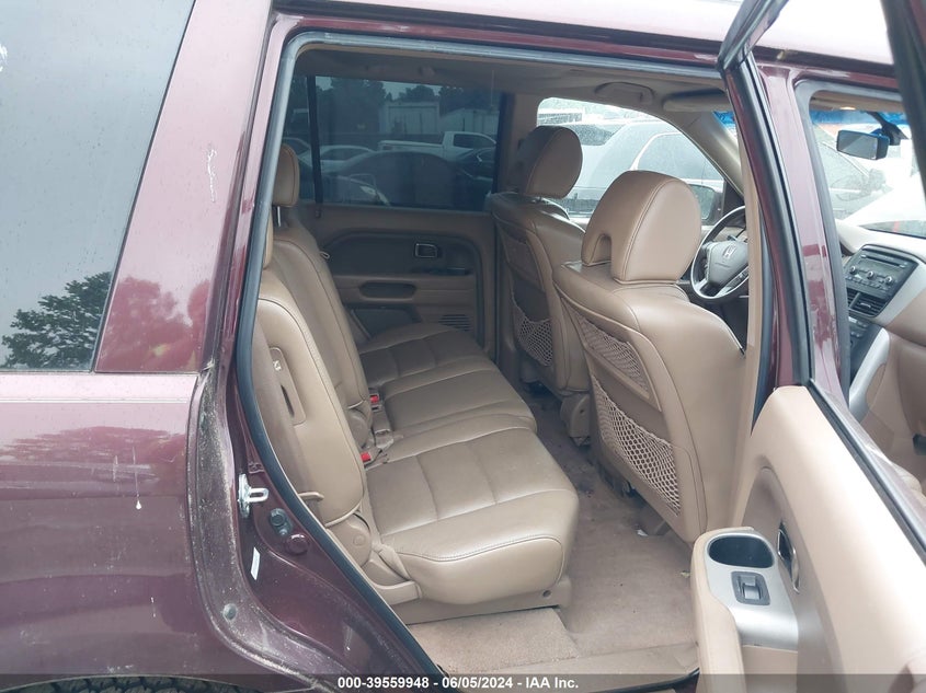 2008 Honda Pilot Ex-L VIN: 5FNYF18528B043999 Lot: 39559948