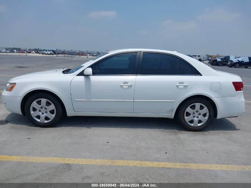 2008 Hyundai Sonata Gls V6 VIN: 5NPET46F88H388237 Lot: 39559949