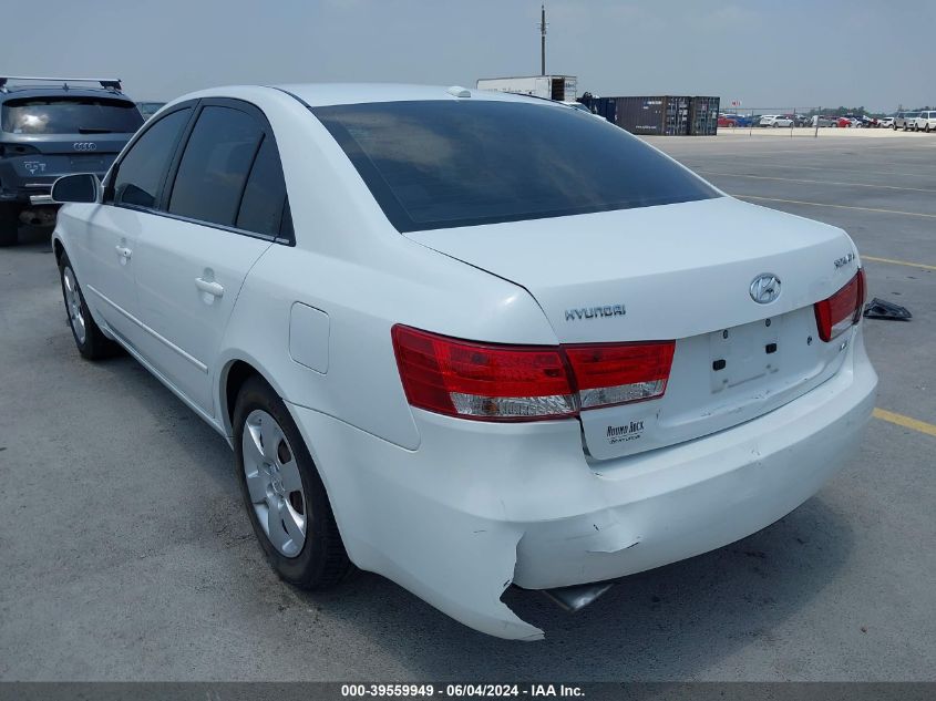 2008 Hyundai Sonata Gls V6 VIN: 5NPET46F88H388237 Lot: 39559949