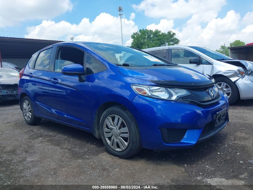 2015 Honda Fit Lx VIN: 3HGGK5H52FM716685 Lot: 39559960