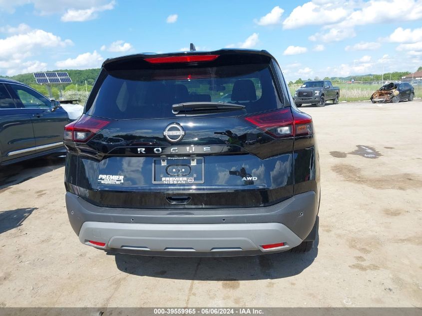 2023 Nissan Rogue S Intelligent Awd VIN: 5N1BT3AB8PC770128 Lot: 39559965