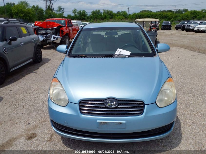 2006 Hyundai Accent Gls VIN: KMHCN46C66U020239 Lot: 39559999