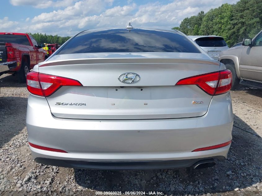 2016 Hyundai Sonata Eco VIN: 5NPE24AA2GH425389 Lot: 39560025