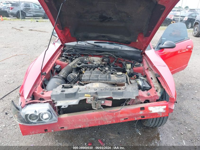 2002 Ford Mustang Gt VIN: 1FAFP45X42F222033 Lot: 39560030