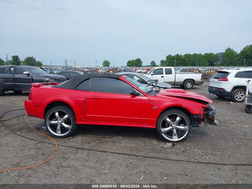 2002 Ford Mustang Gt VIN: 1FAFP45X42F222033 Lot: 39560030