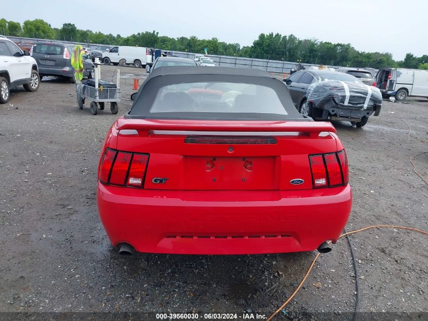 2002 Ford Mustang Gt VIN: 1FAFP45X42F222033 Lot: 39560030