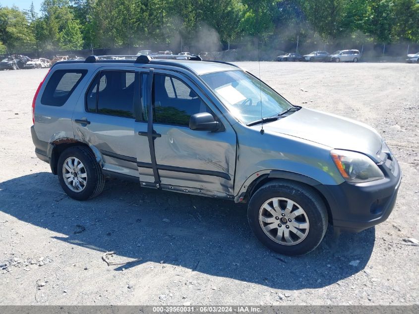 2006 Honda Cr-V Lx VIN: JHLRD78556C041397 Lot: 39560031