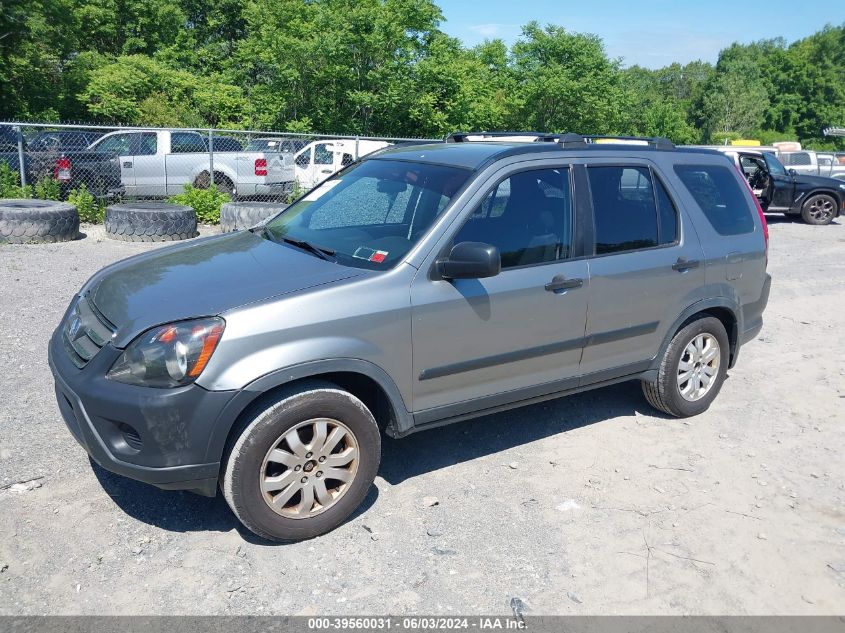 2006 Honda Cr-V Lx VIN: JHLRD78556C041397 Lot: 39560031