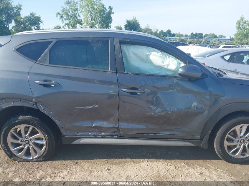 2017 Hyundai Tucson Se VIN: KM8J3CA42HU499365 Lot: 39560037