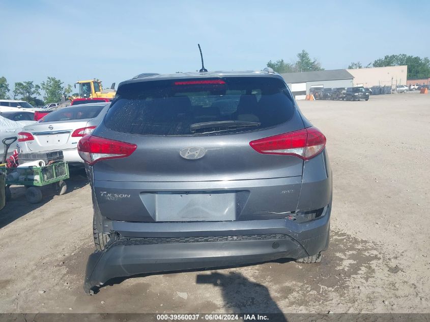 2017 Hyundai Tucson Se VIN: KM8J3CA42HU499365 Lot: 39560037