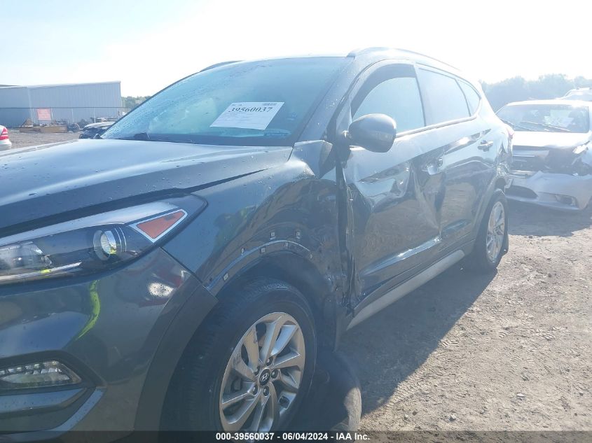 2017 Hyundai Tucson Se VIN: KM8J3CA42HU499365 Lot: 39560037