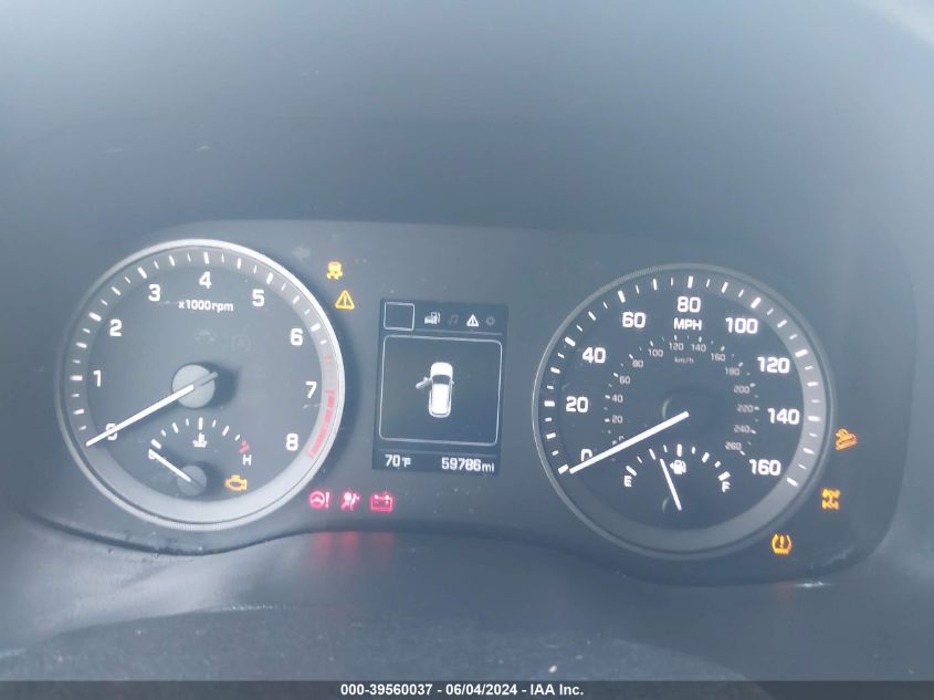 2017 Hyundai Tucson Se VIN: KM8J3CA42HU499365 Lot: 39560037