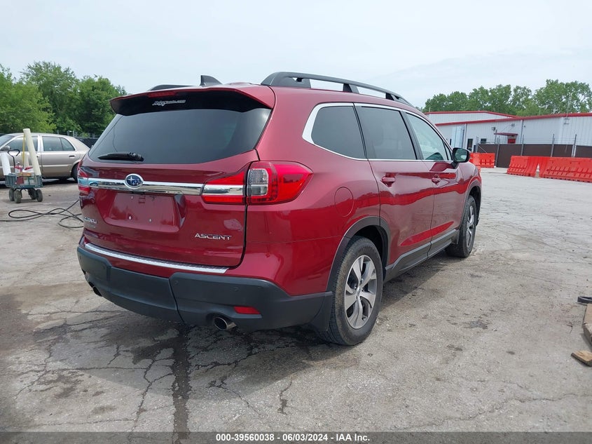 2019 Subaru Ascent Premium VIN: 4S4WMACD6K3434665 Lot: 39560038