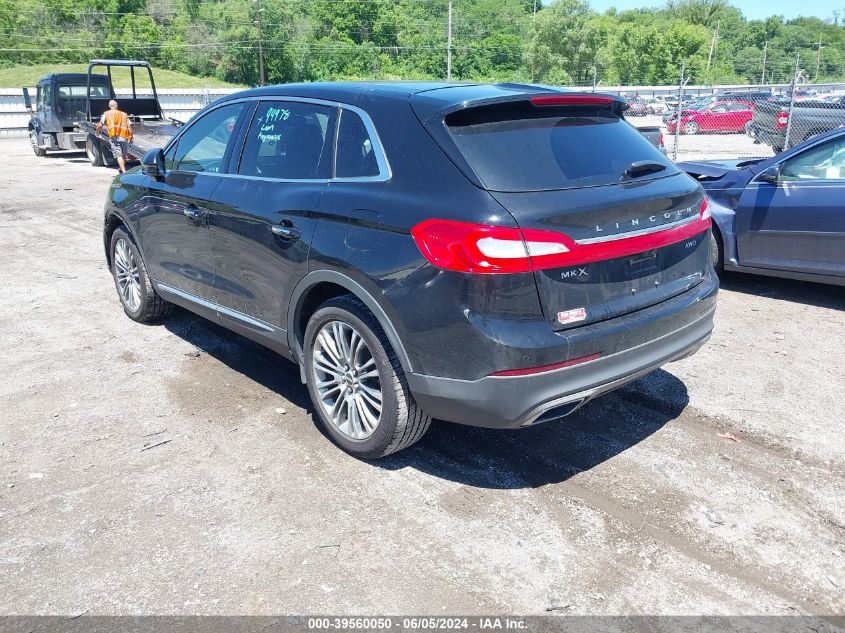 2018 Lincoln Mkx Reserve VIN: 2LMPJ8LR7JBL11963 Lot: 39560050