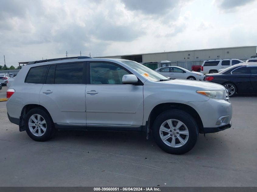 2012 Toyota Highlander Se V6 VIN: 5TDZK3EH9CS054142 Lot: 39560051