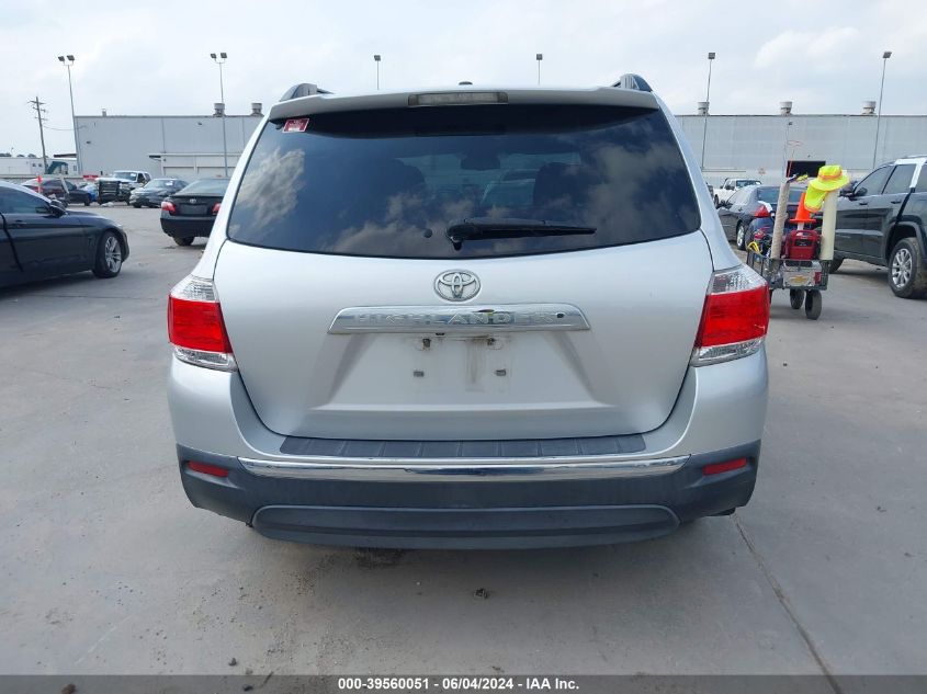 2012 Toyota Highlander Se V6 VIN: 5TDZK3EH9CS054142 Lot: 39560051