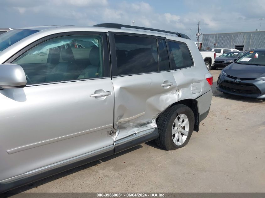 2012 Toyota Highlander Se V6 VIN: 5TDZK3EH9CS054142 Lot: 39560051