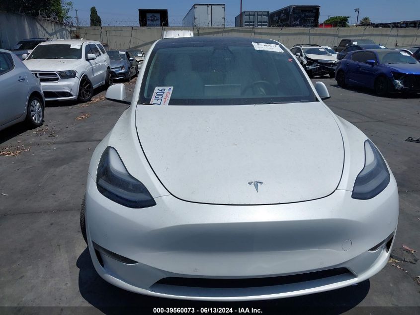 2022 Tesla Model Y Performance Dual Motor All-Wheel Drive VIN: 7SAYGDEF2NS342094 Lot: 39560073