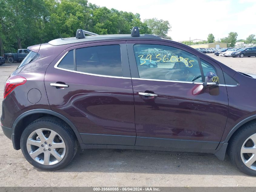 2018 Buick Encore Essence VIN: KL4CJGSBXJB654697 Lot: 39560085