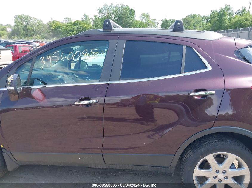 2018 Buick Encore Essence VIN: KL4CJGSBXJB654697 Lot: 39560085