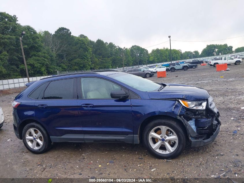 2016 Ford Edge Se VIN: 2FMPK3G91GBC29872 Lot: 39560104