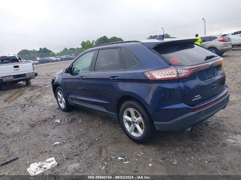 2016 Ford Edge Se VIN: 2FMPK3G91GBC29872 Lot: 39560104