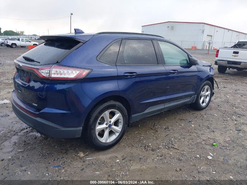 2016 Ford Edge Se VIN: 2FMPK3G91GBC29872 Lot: 39560104