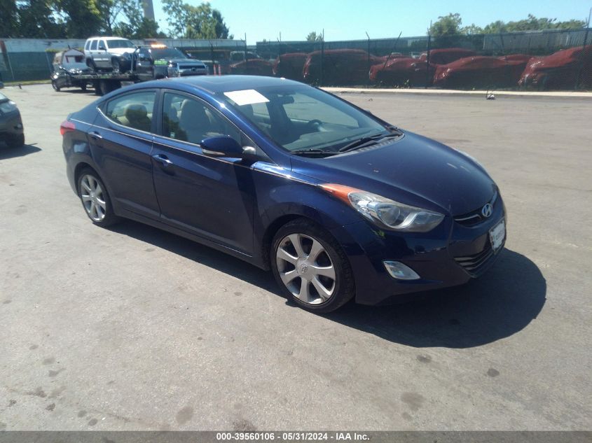 2013 Hyundai Elantra Limited VIN: 5NPDH4AE2DH384108 Lot: 39560106