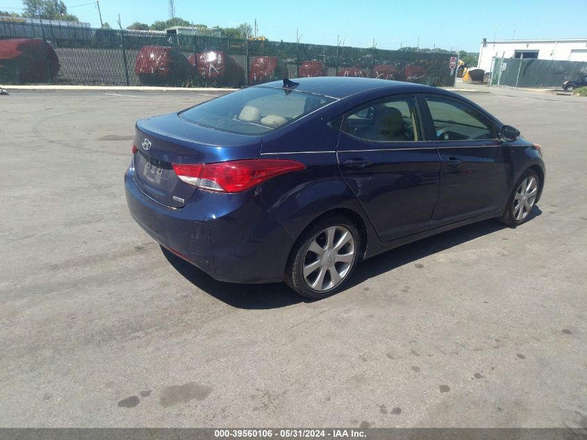 2013 Hyundai Elantra Limited VIN: 5NPDH4AE2DH384108 Lot: 39560106