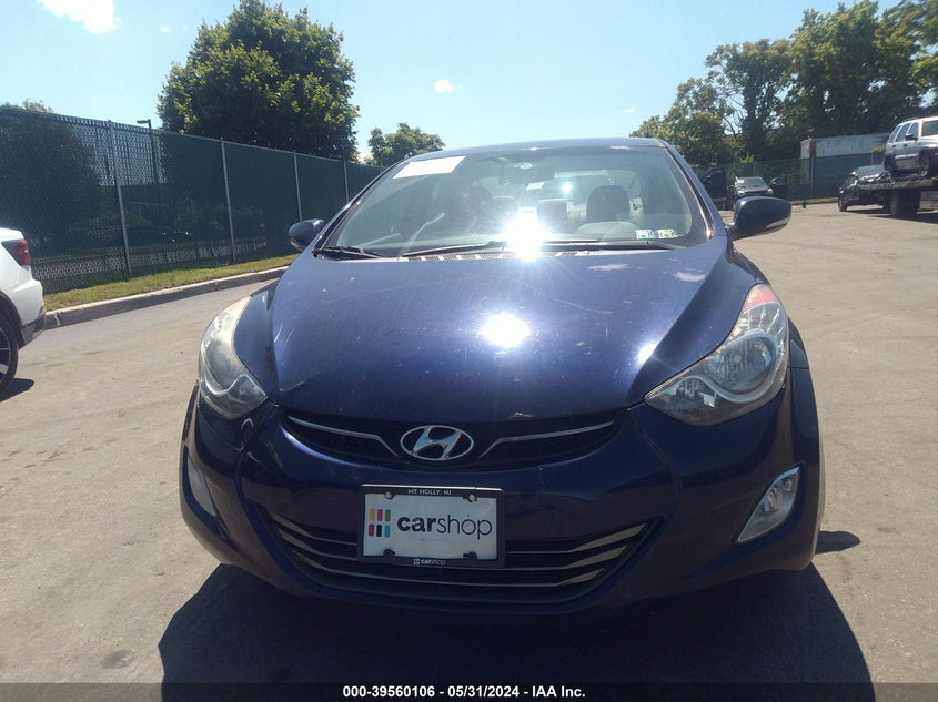 2013 Hyundai Elantra Limited VIN: 5NPDH4AE2DH384108 Lot: 39560106