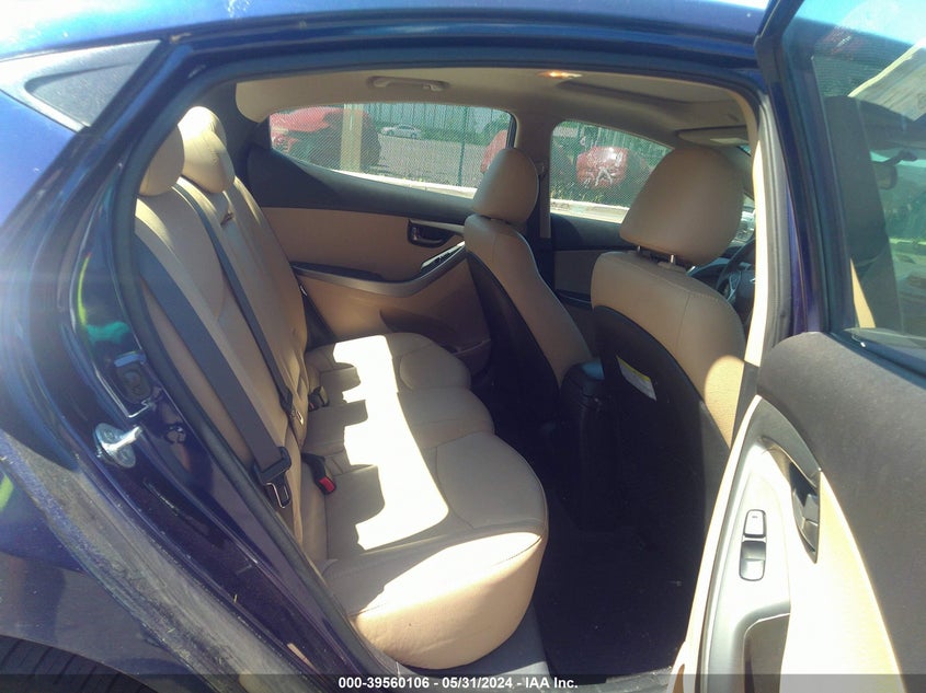 2013 Hyundai Elantra Limited VIN: 5NPDH4AE2DH384108 Lot: 39560106