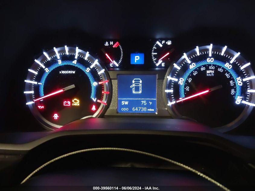 2019 Toyota 4Runner Sr5 Premium VIN: JTEBU5JR8K5715231 Lot: 39560114