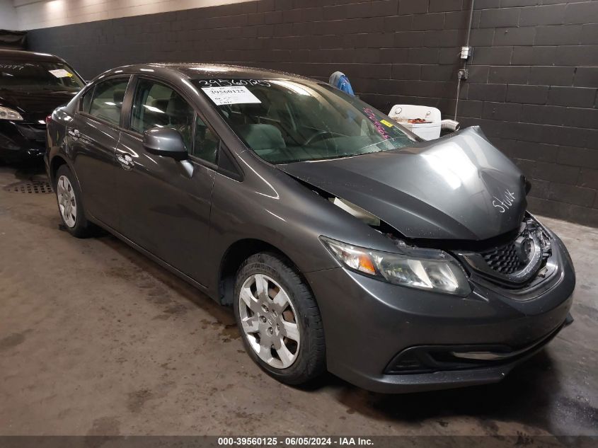 2013 Honda Civic Lx VIN: 19XFB2F51DE204368 Lot: 39560125