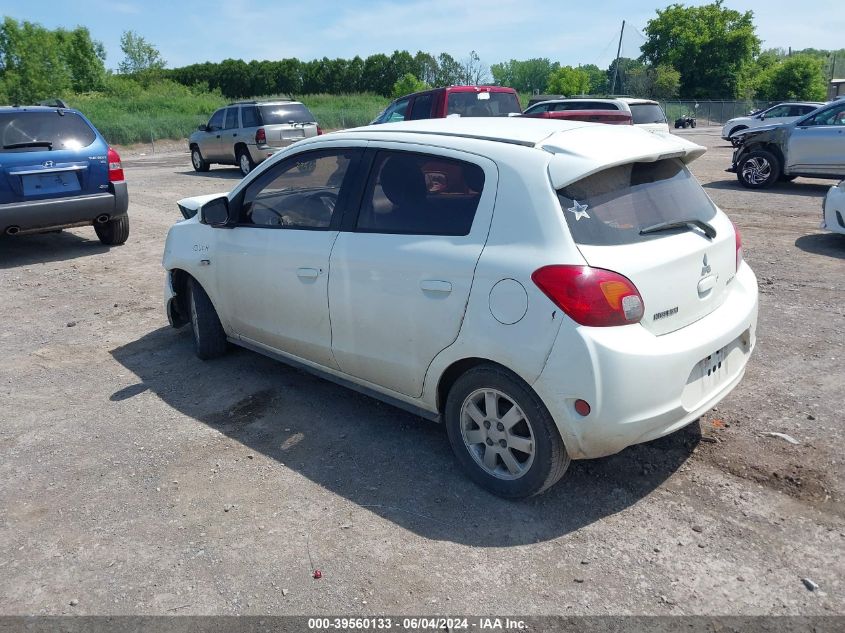 2014 Mitsubishi Mirage Es VIN: ML32A4HJ9EH013271 Lot: 39560133