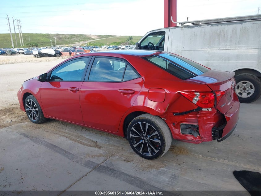 2017 Toyota Corolla Se VIN: 5YFBURHE1HP582838 Lot: 39560151