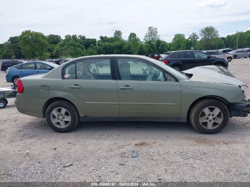 2005 Chevrolet Malibu Ls VIN: 1G1ZT52825F322926 Lot: 39560157